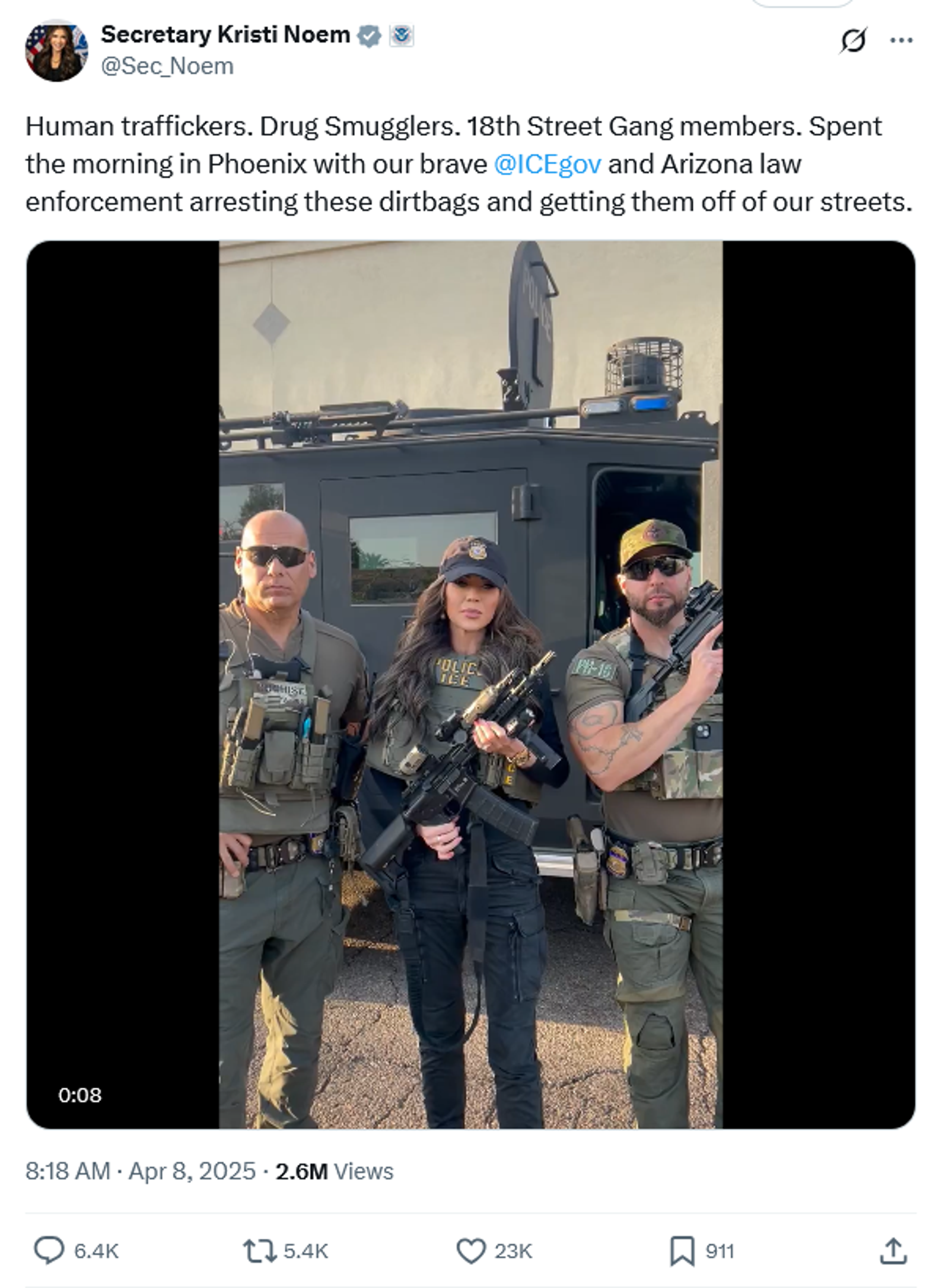 Ice Barbie is dangerous. She can hold a gun!