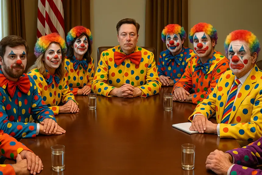 The Clowns are running the show