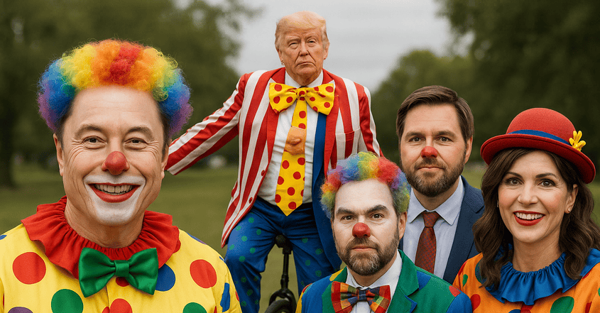 The Clowns are running the show