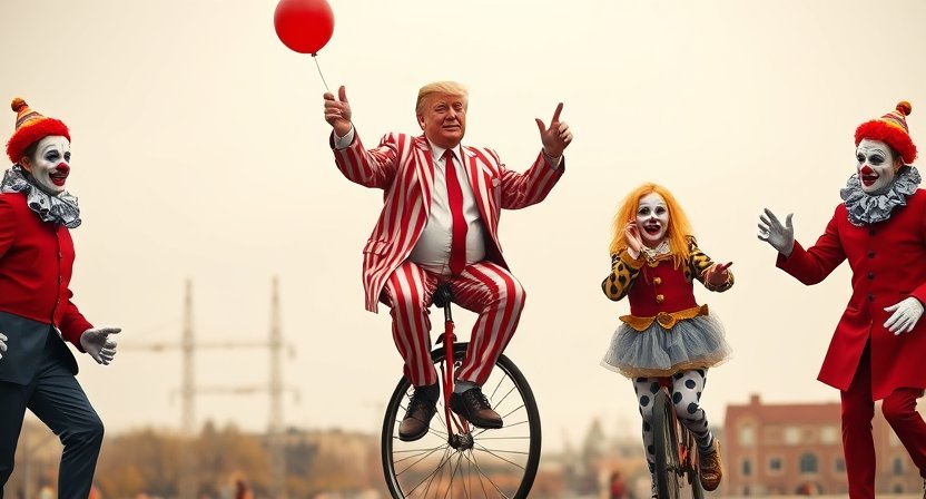 The Clowns are running the show