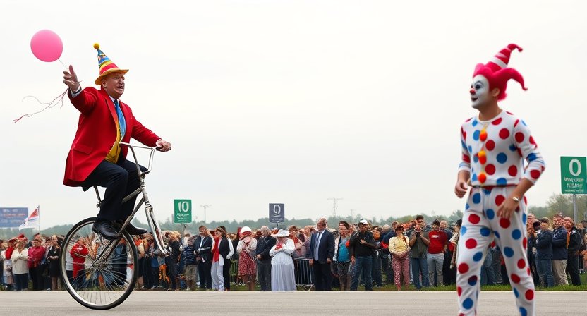 The Clowns are running the show